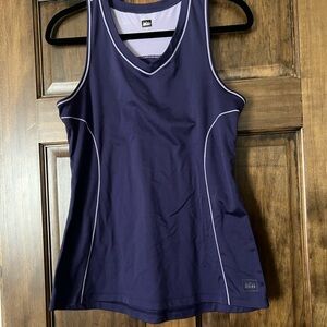 REI Women's Medium Purple athletic Tank Top Sleeveless Activewear Hiking Running